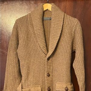 Men’s Onassis 80% Lamb Wool Belted Cardigan